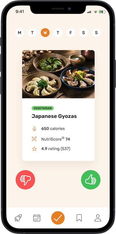 meals screen